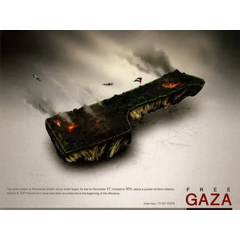 Free Gaza - Postkarte - PK28, image 