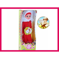 Muslima Puppe - Wa Jia, Title: Gelbes Kleid, image 