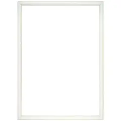 Bilderrahmen Weiß, Größe: 61x 91 cm, Rahmen: Silber, image 