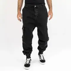 Jeans Cargo JP13 Schwarz, image 