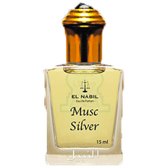 Misk, Musk, Musc Silver von El Nabil - frisch, blumig, fruchtig, Eau de Parfum, Roll-On, 15ml, image 