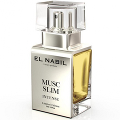 Misk, Musk, Musc Slim Intense von El Nabil - fruchtig-blumige Herznote mit Karamell, Eau de Parfum, Sprühdose, 15ml, image 