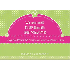Postkarte Grußkarte "Willkommen in der Ummah" - DINA5, Hochglanz, image 