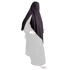 Triangel Niqab, Nikab - ocker/senffarben, image 