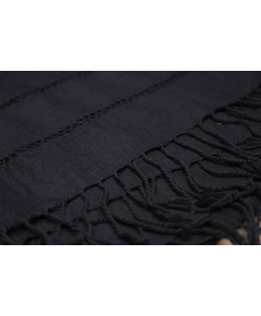 Schal und Schal 100% Handarbeit in verschiedenen Farben, Farbe: Schwarz, image 