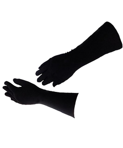 Handschuhe schwarz - mittellang, image 