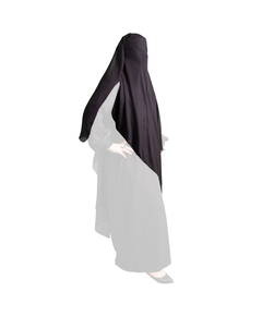 Triangel Niqab - ocker/senffarben, image 