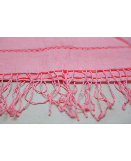 Hijab, Kopftuch, Schal in 210cm x 80cm aus 100% Handarbeit in verschiedenen Farben, Farbe: Rosa, image 