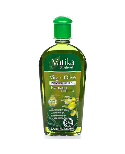 Virgin Olive Haaröl von Vatika - Stärkt und schützt das Haar, 200ml, image 