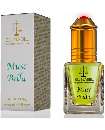 Misk, Musk Bella von El Nabil - blumig, Orangenblüte, Jasmin und Iris, Roll-on, 5ml, image 