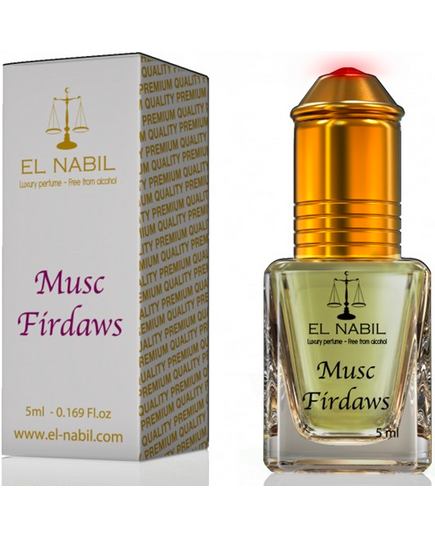 Misk, Musk Firdaws von El Nabil - erfrischender Duft aus fruchtig, blumigen Noten, Roll-on, 5ml, image 