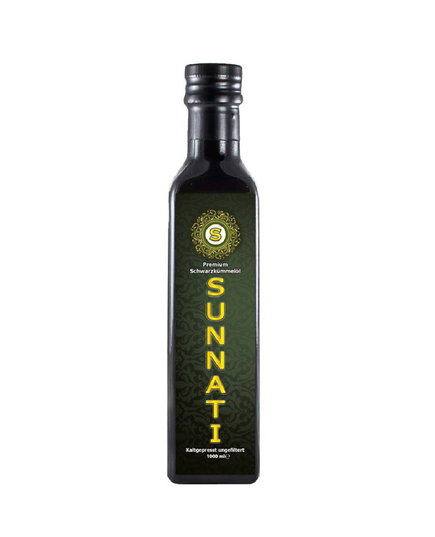 Premium Schwarzkümmelöl von Sunnati -  ungefiltert, 1l, Inhalt: 1000, image 