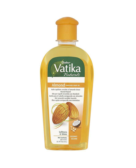 Vatika Almond Haaröl - mit Mandelöl und ohne tierische Stoffe, 250ml, image 