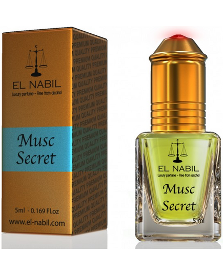 Misk, Musk Secret von El-Nabil - Frisch und prickelnde florale Duftnote, Roll-on, 5ml, image 