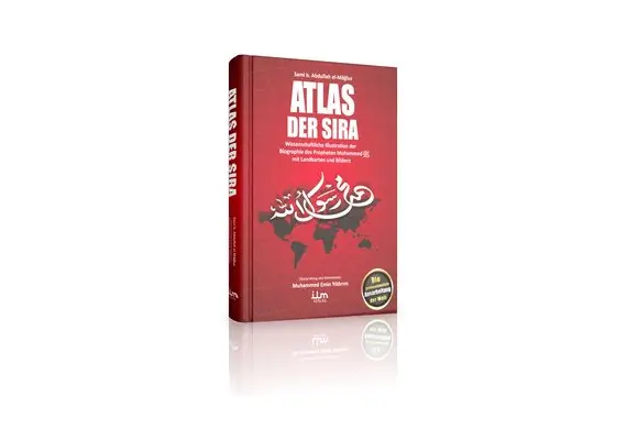 Atlas der Sira - Wissenschaftliche Illustration der Biographie des Propheten Muhammed mit Landkarten und Bildern, image 