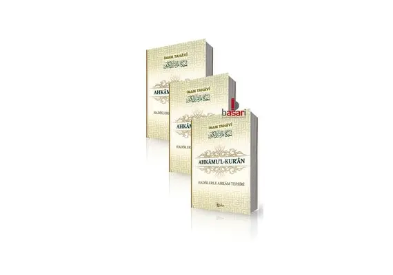 Ahkamul-Kuran Hadislere Ahkam Tefsiri - Imam Tahavi (3 Cilt), image 