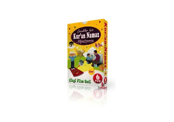 Çocuklar Için Kuran ve Namaz Ögreniyorum 6 VCD Set, image 