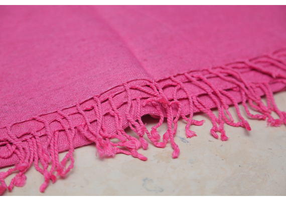 Hijab, Kopftuch, Schal in 210cm x 80cm aus 100% Handarbeit in verschiedenen Farben, Farbe: Pink, image 