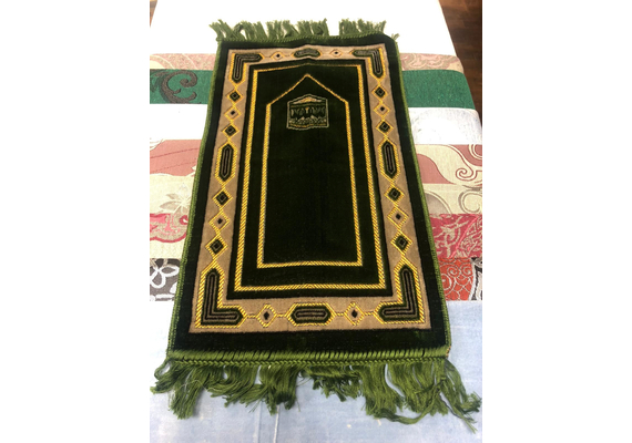 Gebetsteppich Grün Kaaba (Kleinkind L 55cm B32cm), image 