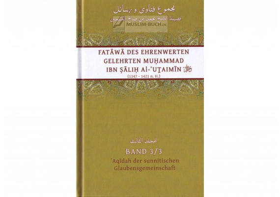 Fatawa des Ehrenwerten Gelehrten Al-'Utaimin - Band 3, image 