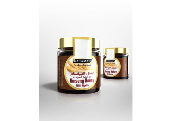 Karamat - Schwarzkümmel Honig Ginsenger 250 g, image 