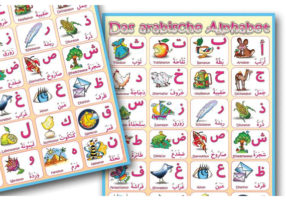 Poster XL Das arabische Alphabet, image 
