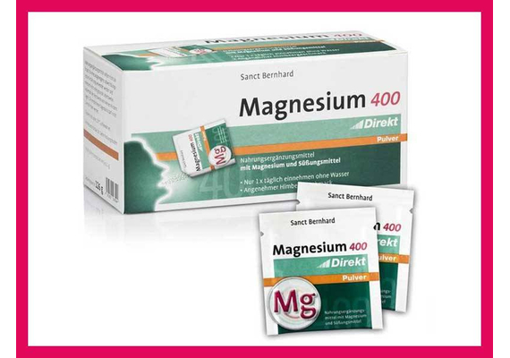 Magnesium 400 Direkt Pulver, image 