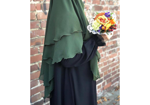 Umm Hamza Dress - Firaya Khimar  (neuer Schnitt), Title: Taube, image 