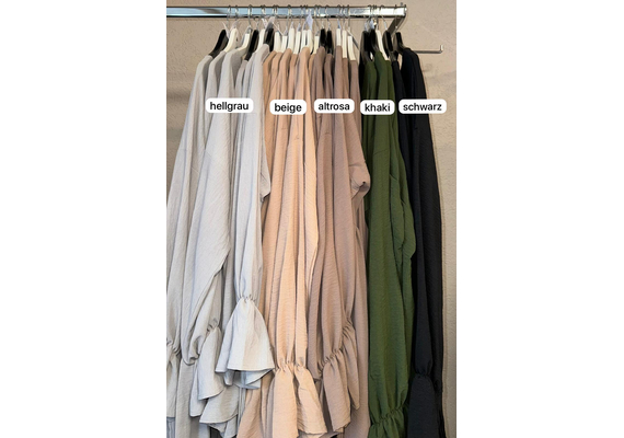 Abaya - Jazz - verschiedene Längen, Farbe: Khaki, Länge: 155 cm, image 