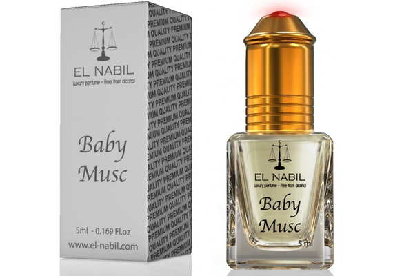 Misk, Musk Baby von El Nabil - Duft von Jasmin und Moschus, Roll-on, 5ml, image 