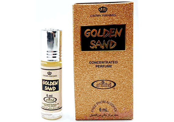 Misk, Musk Golden Sand von Al Rehab - blumige Note mit Karamell und Vanille,  Roll-on, 6ml, image 