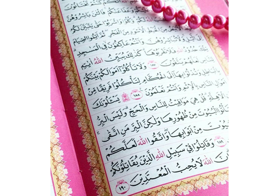 Regenbogen-Koran Quran Mushaf von Falistya - Rainbow Quran, 30 Juz Farben, Babypink, Farbe: Babypink, image _ab__is.image_number.default