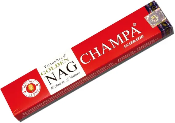 Golden Nag Champa - Räucherstäbchen aus Indien von Vijayshree, 15g (ca. 12 Stäbchen), image 