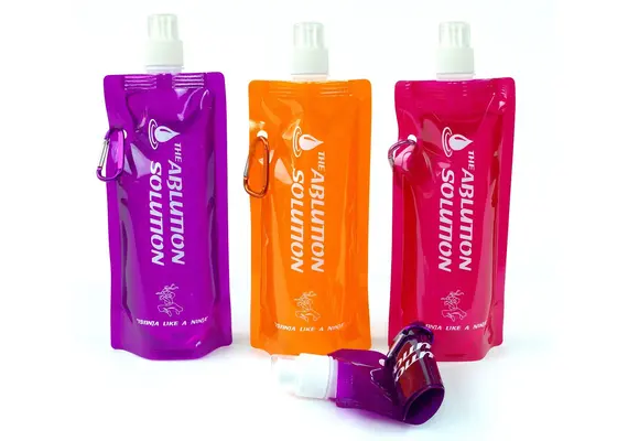 The Ablution Solution Bottle: Istinja like a ninja - Wudu Flasche Wuduflasche, Gebetswaschung für unterwegs, lila, image 