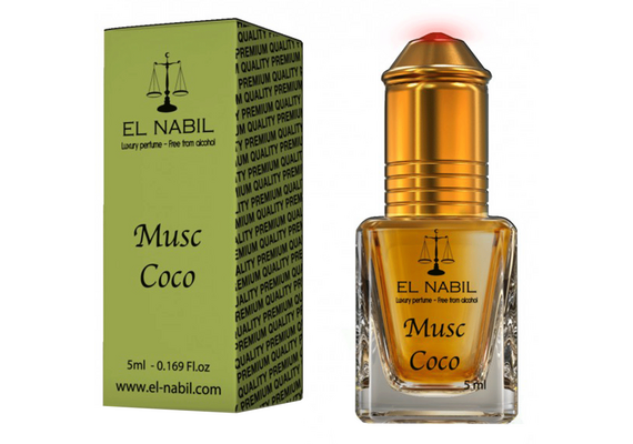 Misk, Musk, Musc Coco von El-Nabil - frische Kokosnuss, Roll-On, 5ml, image 