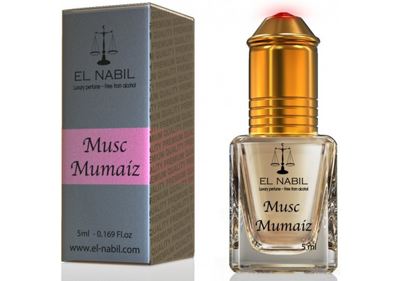 Misk, Musk, Musc Mumaiz von El-Nabil - Frisch und prickelnde florale Duftnote, Roll-on, 5ml, image 