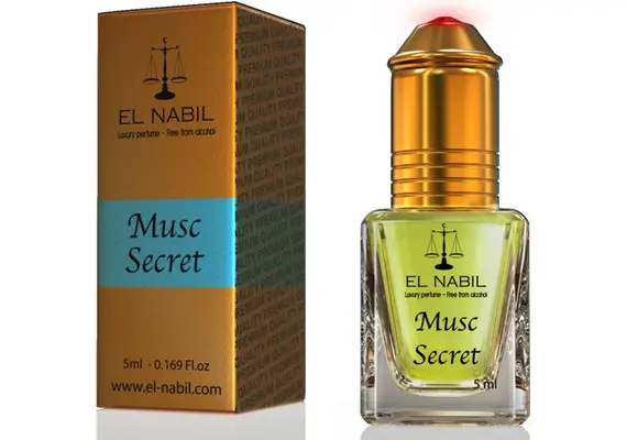 Misk, Musk Secret von El-Nabil - Frisch und prickelnde florale Duftnote, Roll-on, 5ml, image 