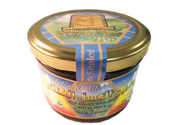 River of Honey - Honigpaste mit Honig & Schwarzkümmel, sehr qualitativ, 300g, image 