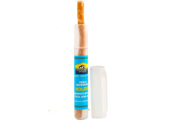 Al-Khair Miswak mit Hülle, Miswak Stift, Miswak Holder, Miswak hygienisch immer dabei, image 