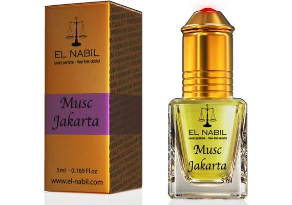 Misk, Musk, Musc Jakarta von El Nabil - Frisch, aromatisch, holzig mit Moschus, Roll-on, 5ml, image 