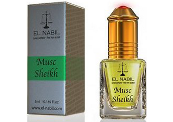 Misk, Musk, Musc Sheikh von El-Nabil - Blumig, holzig, vanillige Duftnote, Roll-on, 5ml, image 