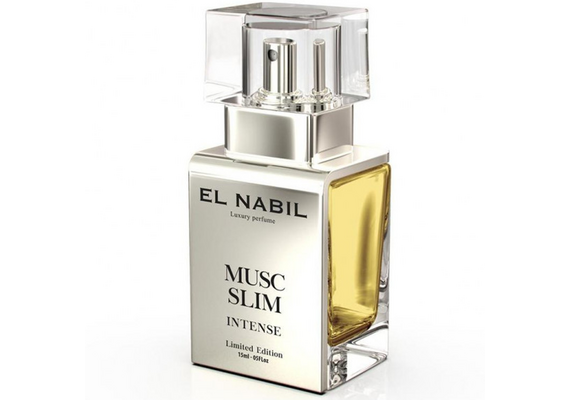 Misk, Musk, Musc Slim Intense von El Nabil - fruchtig-blumige Herznote mit Karamell, Eau de Parfum, Sprühdose, 15ml, image 