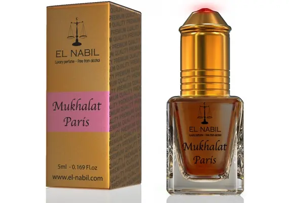 Misk, Musk, Musc, Mukhalat Paris von El-Nabil - würzig-blumiger Amber, Roll-on, 5ml, image 