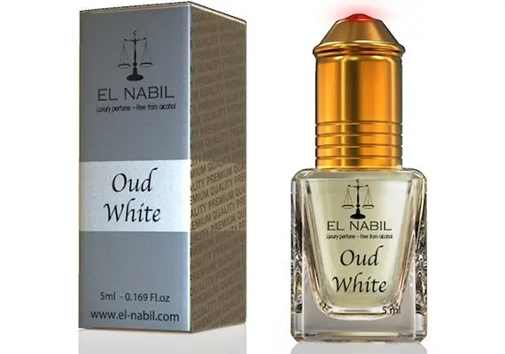Misk, Musk, Musc Oud White von El-Nabil - orientalischer Duft aus Hölzern und Moschus, Roll-on, 5ml, image 