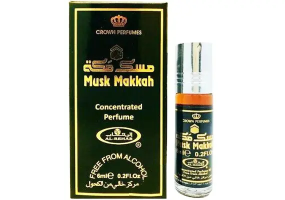 Misk, Musk, Musc Makkah von Al Rehab - orientalischer Duft aus Oudh, Hölzern, Amber, kühlen Kräutern und Moschus, Roll-on, 6ml, image 