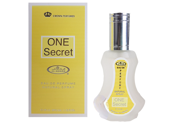 One Secret Parfumspray von Al Rehab - Eau de Perfume mit holzig-floralen Noten und Sandelholz, Sprühdose, 35ml, image 