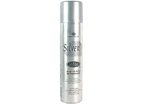 Al-Rehab Silver Air Freshener - Lufterfrischer für Raum und Auto, Raumspray, Textilspray, 300ml, image 