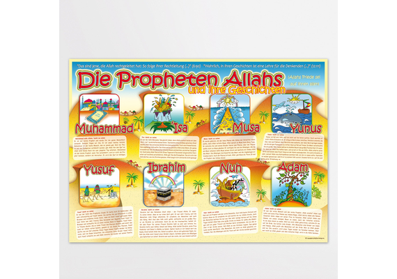 Poster XL Die Propheten Allahs - DIN A2, image 