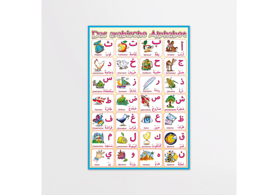 Poster XL Das arabische Alphabet - DIN A2, image 
