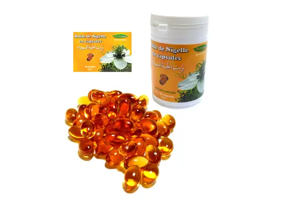Schwarzkümmelöl Kapseln, Schwarzkümmel Kapseln von SunNature - 60 Kapseln (500mg), image 